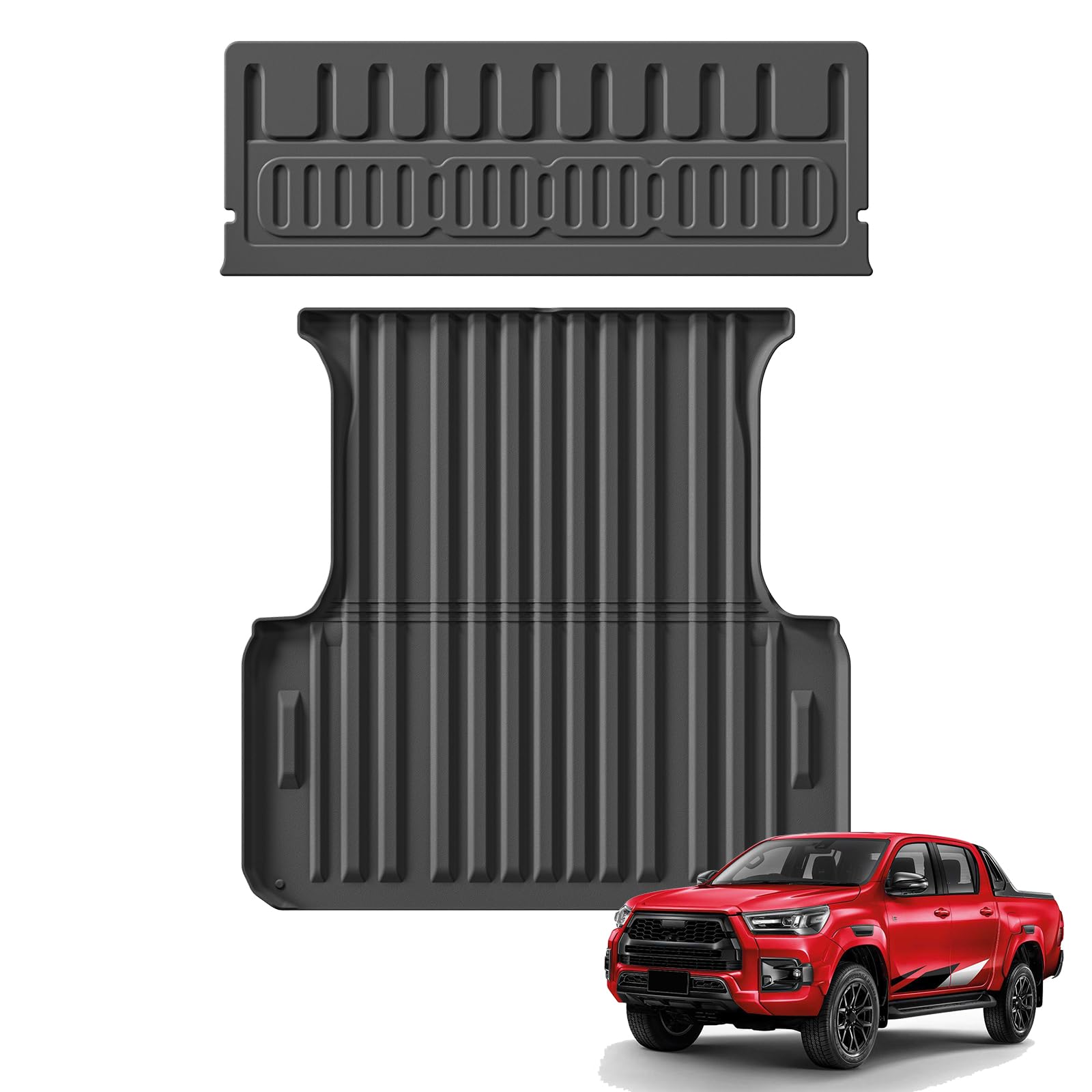 Toyota HILUX GUN125 Late Luggage Mat Bedliner Floor Mat HILUX GUN125 Compatible Luggage Mat GUN125 Bed Liner 3D Car Mat Waterproof TPE Material Stain чорний
Toyota HILUX GUN125 Late Luggage Mat Bedliner Floor Mat HILUX GUN125 Compatible Luggage Mat GUN125 Bed Liner 3D Car Mat Waterproof TPE Material Stain чорний