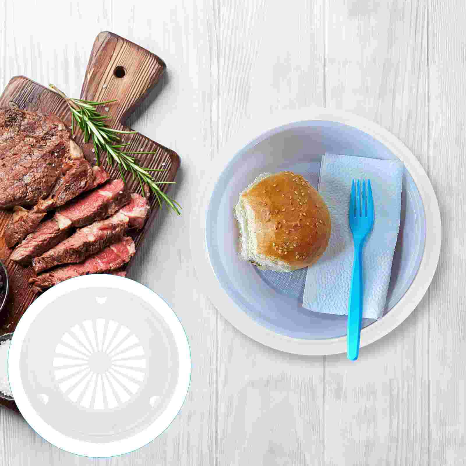 10 Pcs Grill Plate BBQ Paper Holder Stand Disposable Reusable Picnic Supplies Plastic Barbecue Trays Party Plates білий
10 Pcs Grill Plate BBQ Paper Holder Stand Disposable Reusable Picnic Supplies Plastic Barbecue Trays Party Plates білий