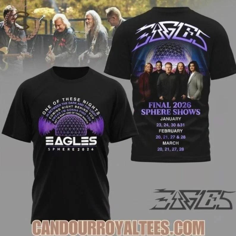 Eagle Final 2026 Sphere Shows 3D AOP T-Shirt Unisex Fan Gift S-5XL XL
Eagle Final 2026 Sphere Shows 3D AOP T-Shirt Unisex Fan Gift S-5XL XL