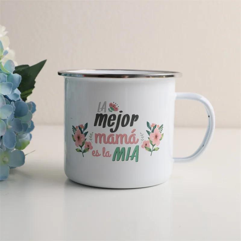 Pastoral Style Enamel Mug Creative Household Breakfast Mugs Office Milk Coffee Cup Water Cups Drinkware 450ML
Pastoral Style Enamel Mug Creative Household Breakfast Mugs Office Milk Coffee Cup Water Cups Drinkware 450ML