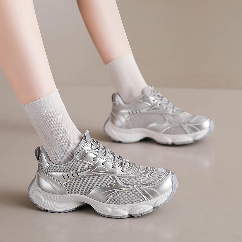 Spring and Autumn Elegant Breathable Running Sports and Leisure Shoes Fashiable Hot Selling New Comfortable Women s Shoes 41 срібний
Spring and Autumn Elegant Breathable Running Sports and Leisure Shoes Fashiable Hot Selling New Comfortable Women s Shoes 41 срібний