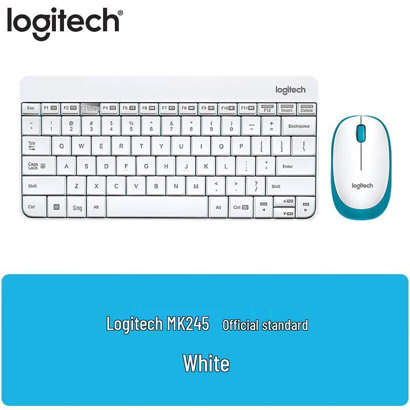 Logitech MK245 Wireless Silent Keyboard and Mouse Combo
Logitech MK245 Wireless Silent Keyboard and Mouse Combo
