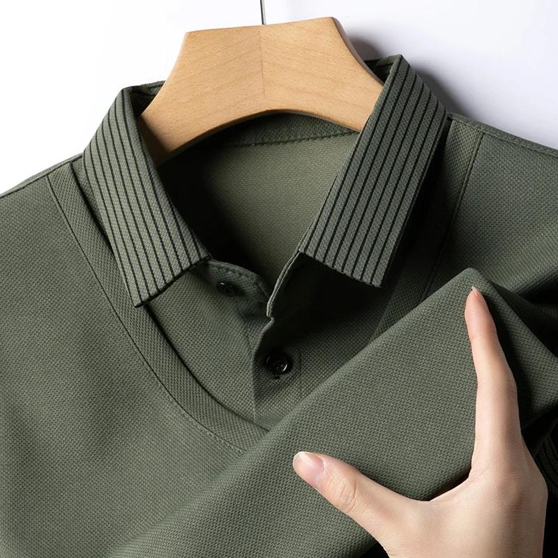 2026 New Men S Casual And Fashionable Long Sleeved Solid Color Fake Two-Piece Polo Shirt Business All Season Versatile Top 4XL армія зелений колір
2026 New Men S Casual And Fashionable Long Sleeved Solid Color Fake Two-Piece Polo Shirt Business All Season Versatile Top 4XL армія зелений колір