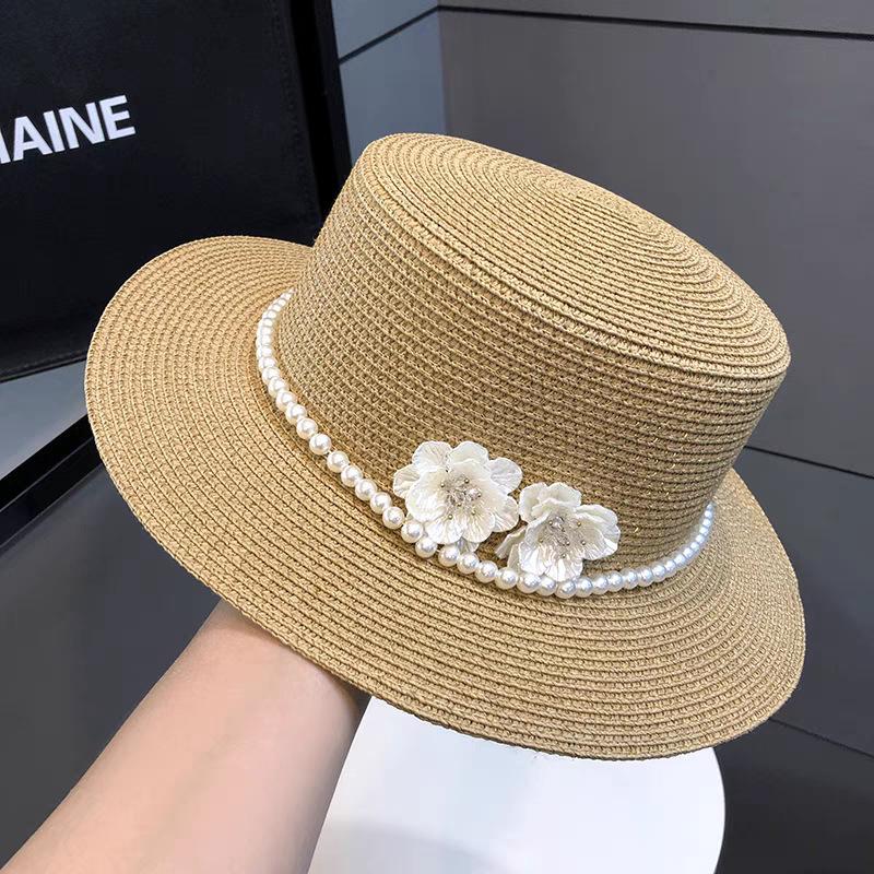 JYL TS DIY Pearl Straw Hat Style Sun Protection Woven Straw Khaki_adjustable оленевий
JYL TS DIY Pearl Straw Hat Style Sun Protection Woven Straw Khaki_adjustable оленевий