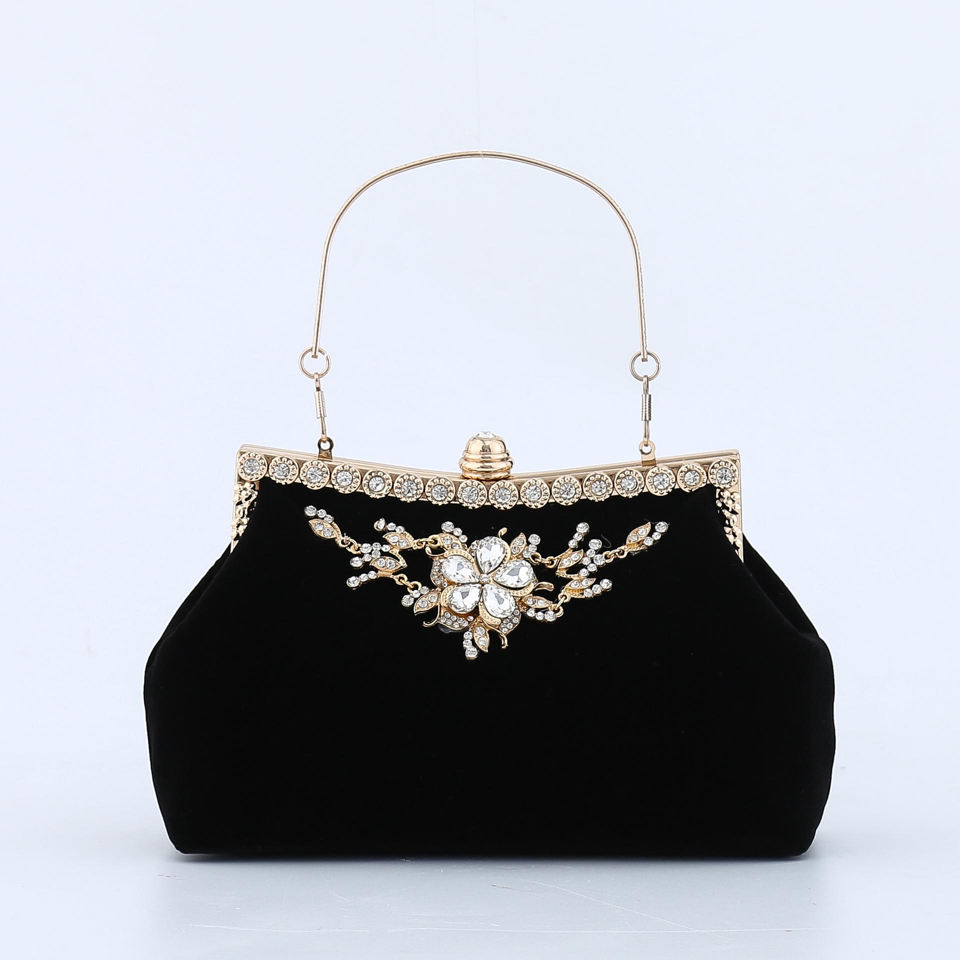 Vintage Sequin Velvet Banquet Clutch: Qipao, Handheld, Shoulder, Crossbody, Hanfu & Evening Gown Bag. чорний
Vintage Sequin Velvet Banquet Clutch: Qipao, Handheld, Shoulder, Crossbody, Hanfu & Evening Gown Bag. чорний