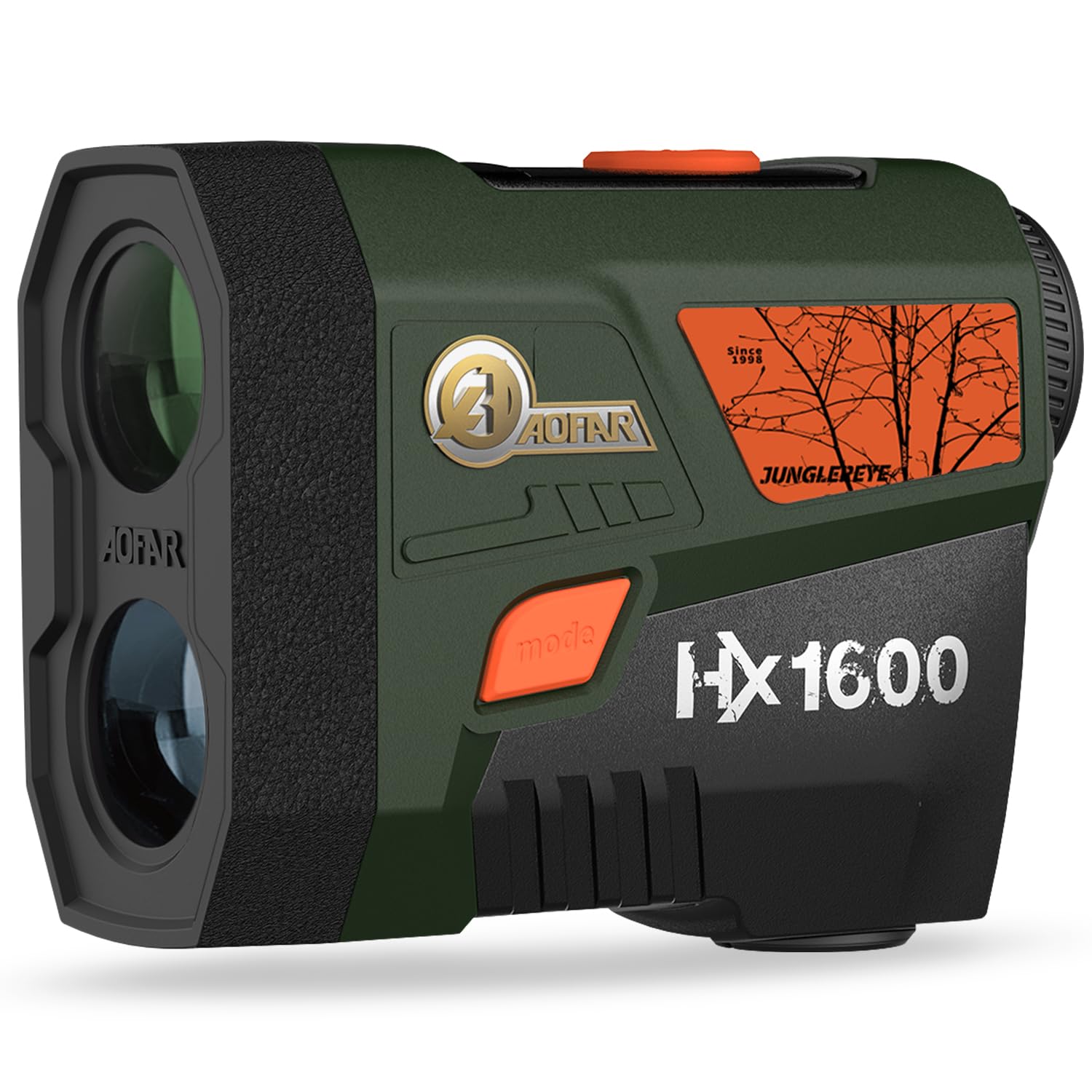 Мисливський лазерний далекомір AOFAR HX1600 Двокольоровий OLED-дисплей Використовує скло з високим коефіцієнтом пропускання 95% або більше для надчіткої видимості Можливість
Мисливський лазерний далекомір AOFAR HX1600 Двокольоровий OLED-дисплей Використовує скло з високим коефіцієнтом пропускання 95% або більше для надчіткої видимості Можливість