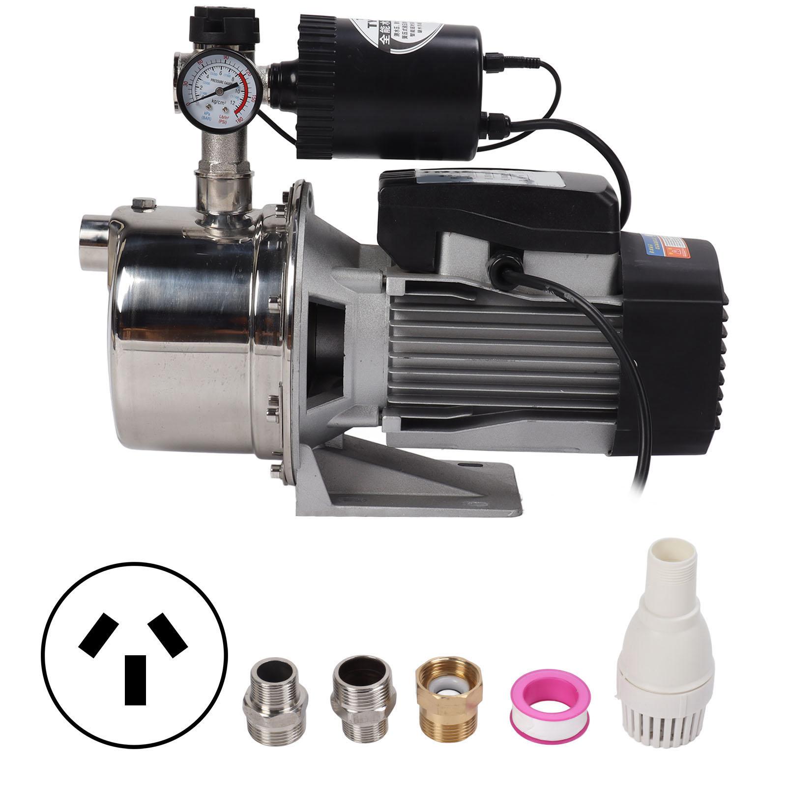 Stainless Steel Jet Pump Automatic Control Home Jet Pump Garden Pressure Booster Pump 1100W
Stainless Steel Jet Pump Automatic Control Home Jet Pump Garden Pressure Booster Pump 1100W