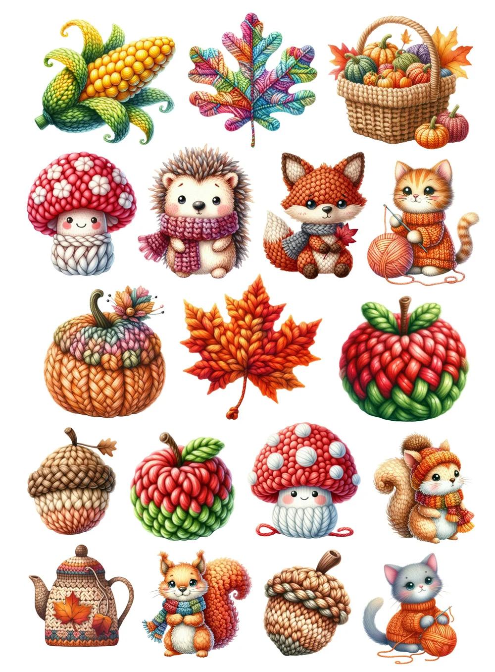 18pcs Self-made Watercolor Autumn maple leaves animals Scrapbooking Stickers /decorative /DIY Craft Photo Albums journaling білий
18pcs Self-made Watercolor Autumn maple leaves animals Scrapbooking Stickers /decorative /DIY Craft Photo Albums journaling білий