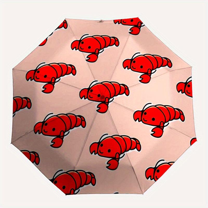 1pc Crayfish Pattern Folding Umbrella With Excellent UV Protection, 8 Ribs Casual Durable Lightweight Portable Travelling Umbrella For Men &
1pc Crayfish Pattern Folding Umbrella With Excellent UV Protection, 8 Ribs Casual Durable Lightweight Portable Travelling Umbrella For Men &