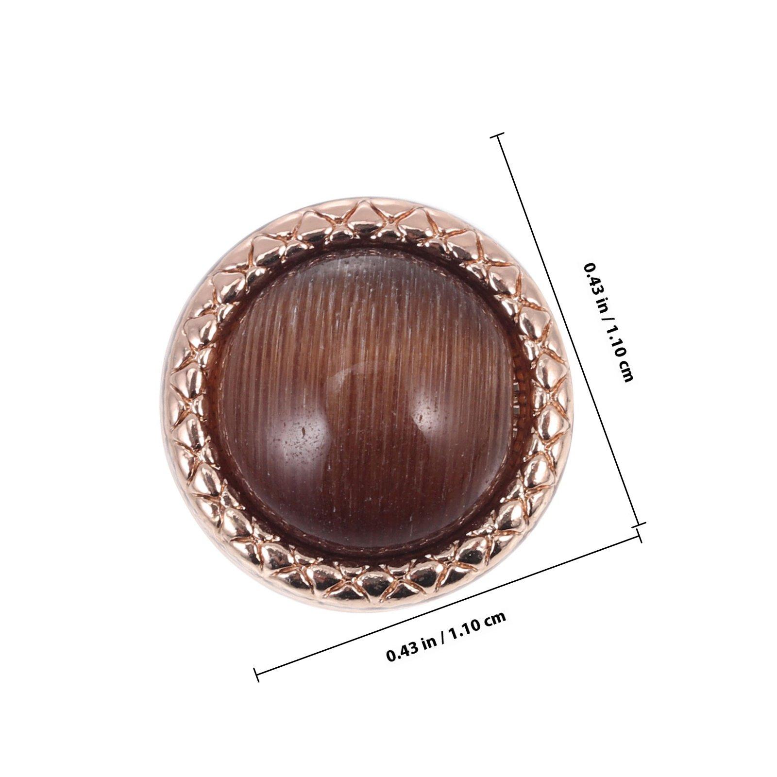 10Pcs Pearly Shirt Buttons Sewing DIY Decorative Clothes Accessories Replacement Buttons for Sweater Coat Overcoat Crafts кавовий
10Pcs Pearly Shirt Buttons Sewing DIY Decorative Clothes Accessories Replacement Buttons for Sweater Coat Overcoat Crafts кавовий