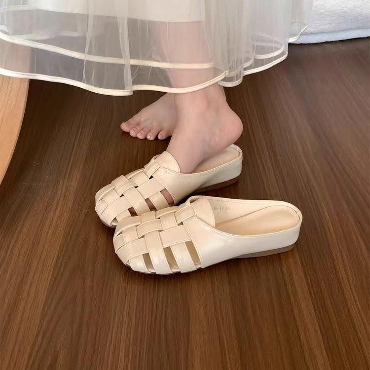 Французские полутапочки с мешком на голове, женская летняя одежда 2024 года, новые с юбкой, плоские серебристые туфли, одна нога, классные тапочки 35 бежевый
Французские полутапочки с мешком на голове, женская летняя одежда 2024 года, новые с юбкой, плоские серебристые туфли, одна нога, классные тапочки 35 бежевый