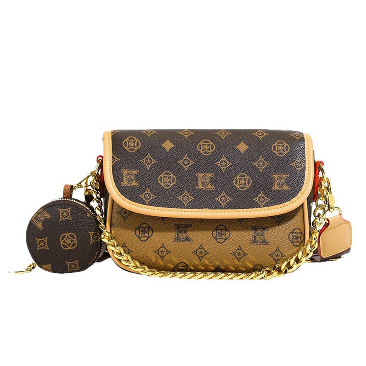 Women s high-end retro saddle bag fashion and versatile shoulder bag crossbody bag коричневий
Women s high-end retro saddle bag fashion and versatile shoulder bag crossbody bag коричневий