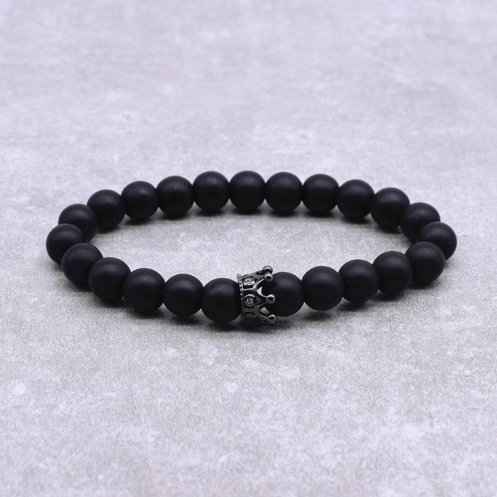 Couple Bracelet Charms Stone Beads Men Jewelry Crown Bracelets For Women Bangles Pulseira Masculina Bileklik Pulseira Feminina
Couple Bracelet Charms Stone Beads Men Jewelry Crown Bracelets For Women Bangles Pulseira Masculina Bileklik Pulseira Feminina