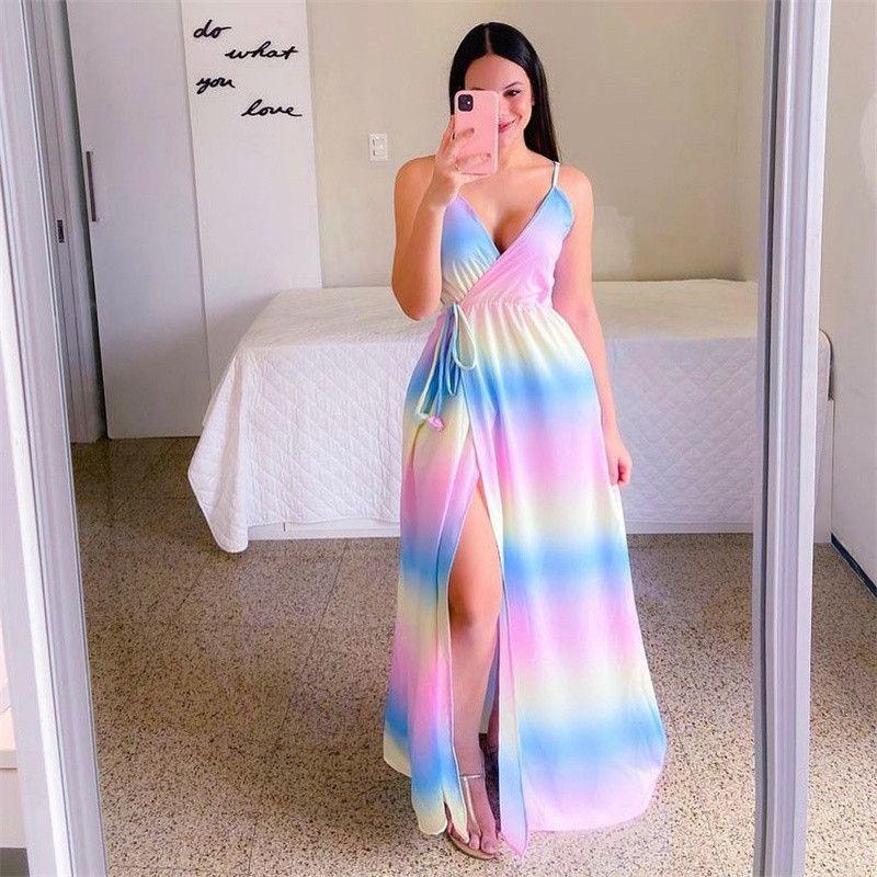 Летние женские платья-комбинации Сексуальные женские длинные юбки с разрезом Женское платье Color S
Летние женские платья-комбинации Сексуальные женские длинные юбки с разрезом Женское платье Color S