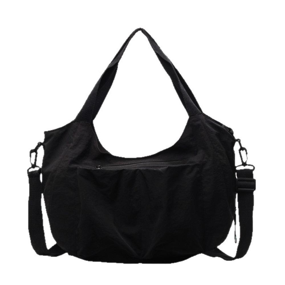 Multi-Pocket Solid Color Tote Bag Casual Storage Pouch Versatile Commuting Handbag Shopping чорний
Multi-Pocket Solid Color Tote Bag Casual Storage Pouch Versatile Commuting Handbag Shopping чорний