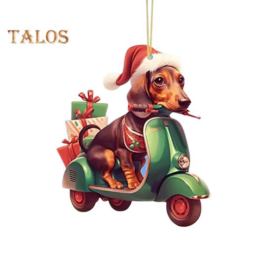 Собака Рождественский орнамент акриловый мультфильм собака езда на велосипеде рождественская елка подвесное украшение для автомобиля зеркало заднего вида аксессуары Dog
Собака Рождественский орнамент акриловый мультфильм собака езда на велосипеде рождественская елка подвесное украшение для автомобиля зеркало заднего вида аксессуары Dog