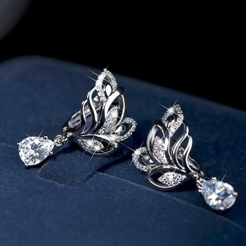 Huitan Romantic Dangle Earrings with Pear CZ Wedding Party Luxury Fashion Ear Accessories for Women Copper Color New Zircon
Huitan Romantic Dangle Earrings with Pear CZ Wedding Party Luxury Fashion Ear Accessories for Women Copper Color New Zircon
