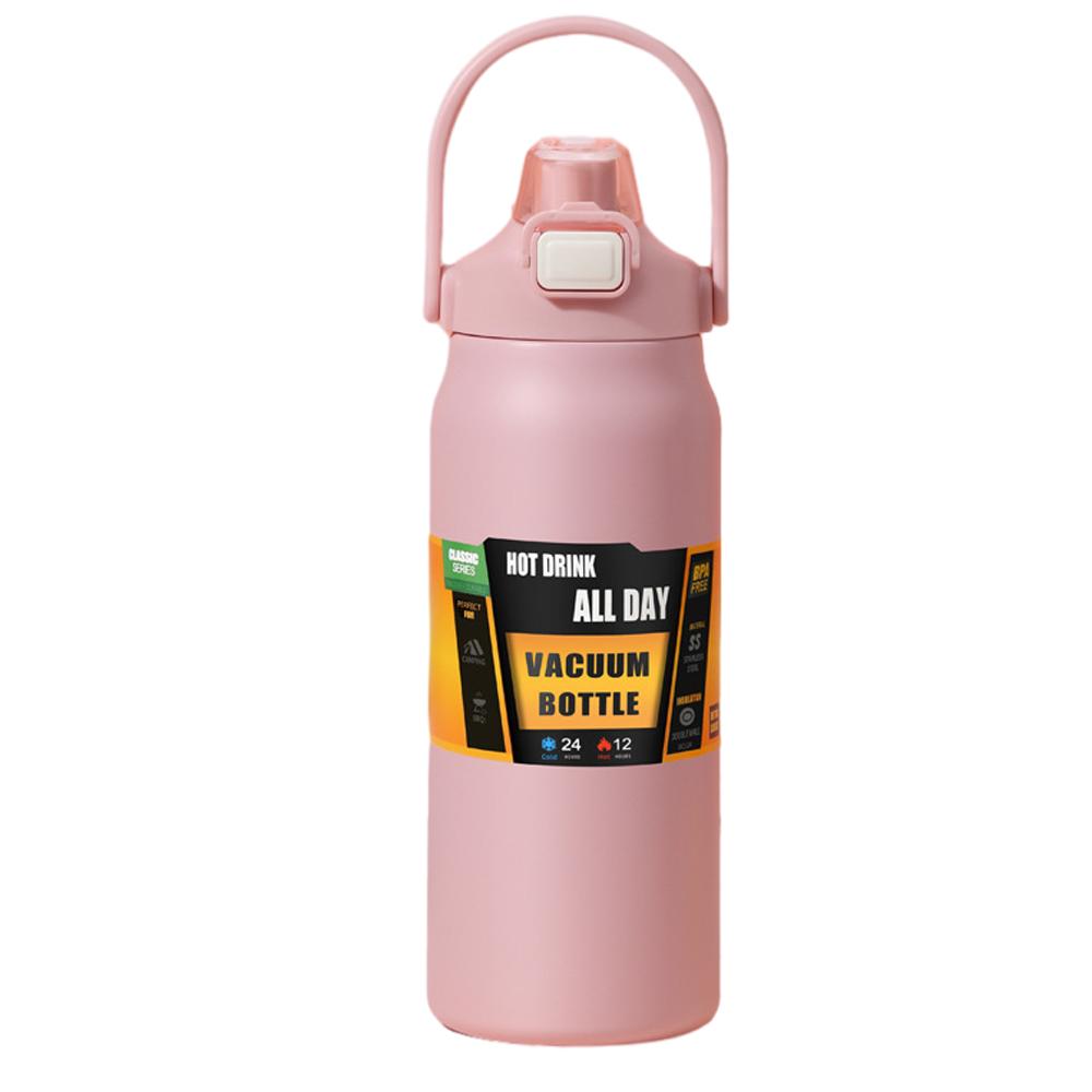 1500 мл термобутылка из нержавеющей стали портативный термос большой емкости спортивная вакуумная термобутылка для воды холодная и горячая вода бутылка розовый
1500 мл термобутылка из нержавеющей стали портативный термос большой емкости спортивная вакуумная термобутылка для воды холодная и горячая вода бутылка розовый
