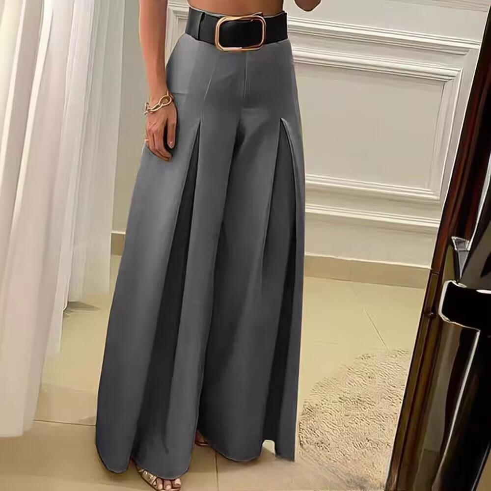 Большие размеры, однотонные широкие брюки, повседневные плиссированные брюки с высокой талией, женская одежда больших размеров XS
Большие размеры, однотонные широкие брюки, повседневные плиссированные брюки с высокой талией, женская одежда больших размеров XS