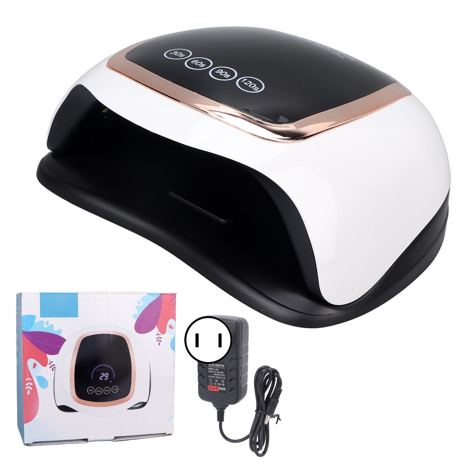 168W UV LED Nail Dryer 42pcs Light Chips 4 Timing Detachable Bottom Nail Polish Curing Lamp US Plug
168W UV LED Nail Dryer 42pcs Light Chips 4 Timing Detachable Bottom Nail Polish Curing Lamp US Plug