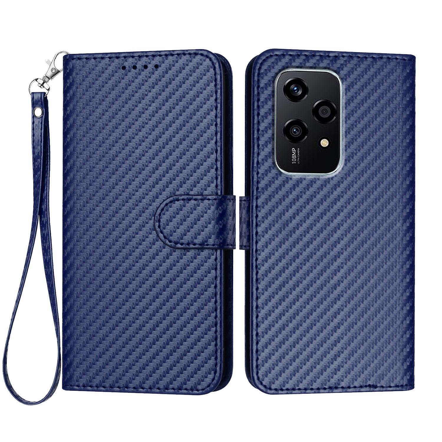 For Honor 200 Lite Wallet Case with Strap Carbon Fiber Texture Leather Mobile Cover Royal Blue
For Honor 200 Lite Wallet Case with Strap Carbon Fiber Texture Leather Mobile Cover Royal Blue