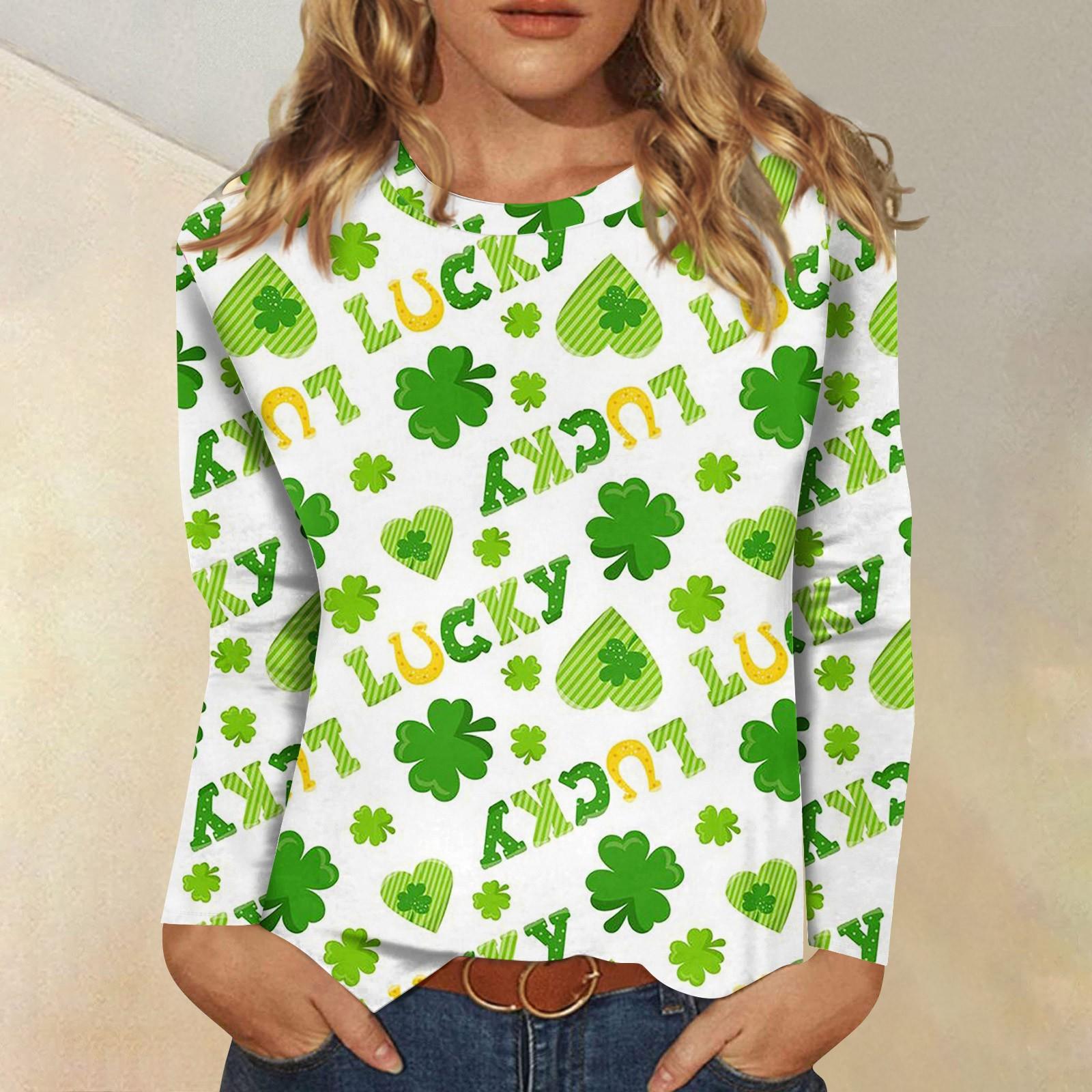 Женская мода, повседневная блузка с длинным рукавом и круглым вырезом, пуловер с принтом S
Женская мода, повседневная блузка с длинным рукавом и круглым вырезом, пуловер с принтом S