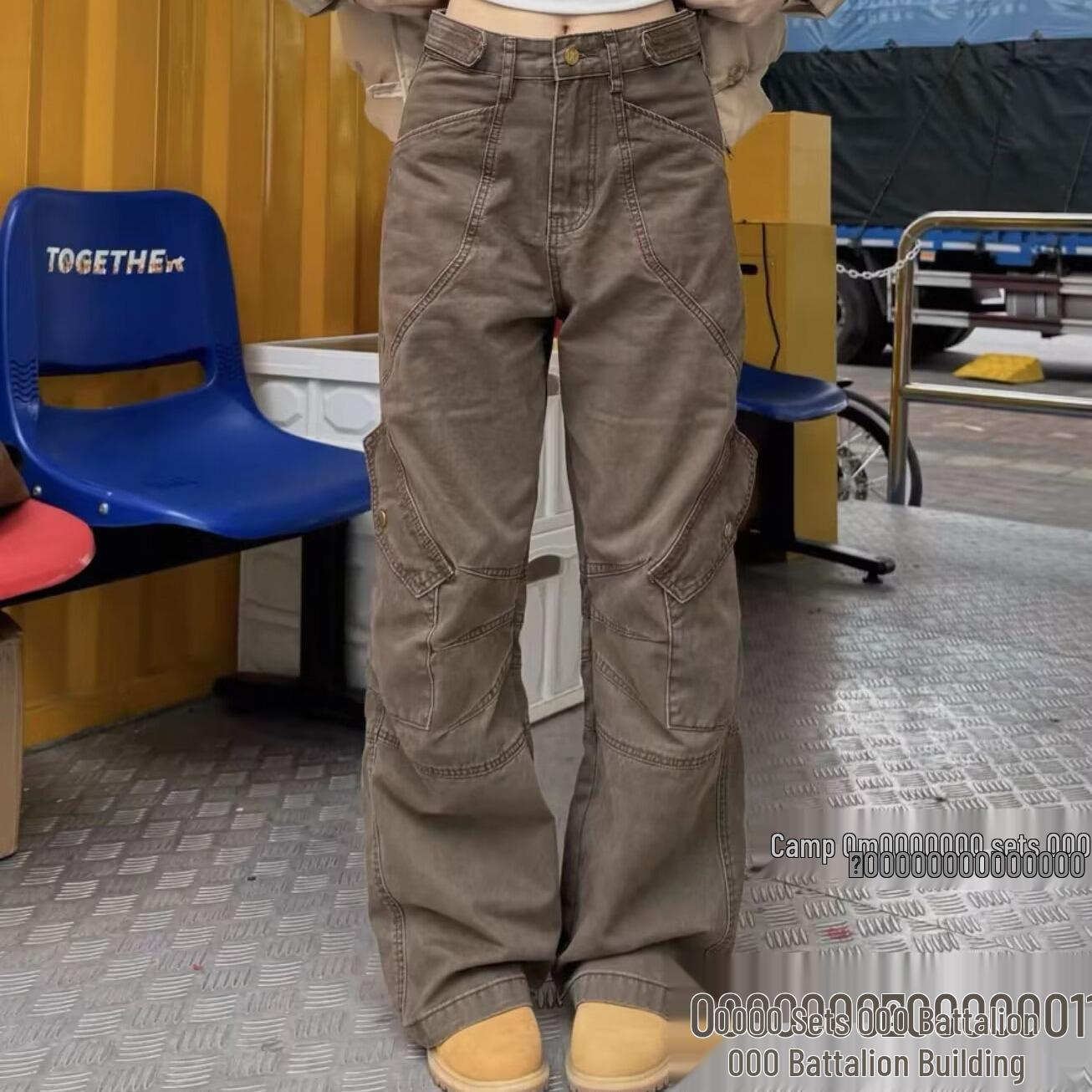 Women s Trendy Retro Straight-Leg Cargo Pants with Multi-Pockets for Spring/Summer 2025 S коричневий
Women s Trendy Retro Straight-Leg Cargo Pants with Multi-Pockets for Spring/Summer 2025 S коричневий