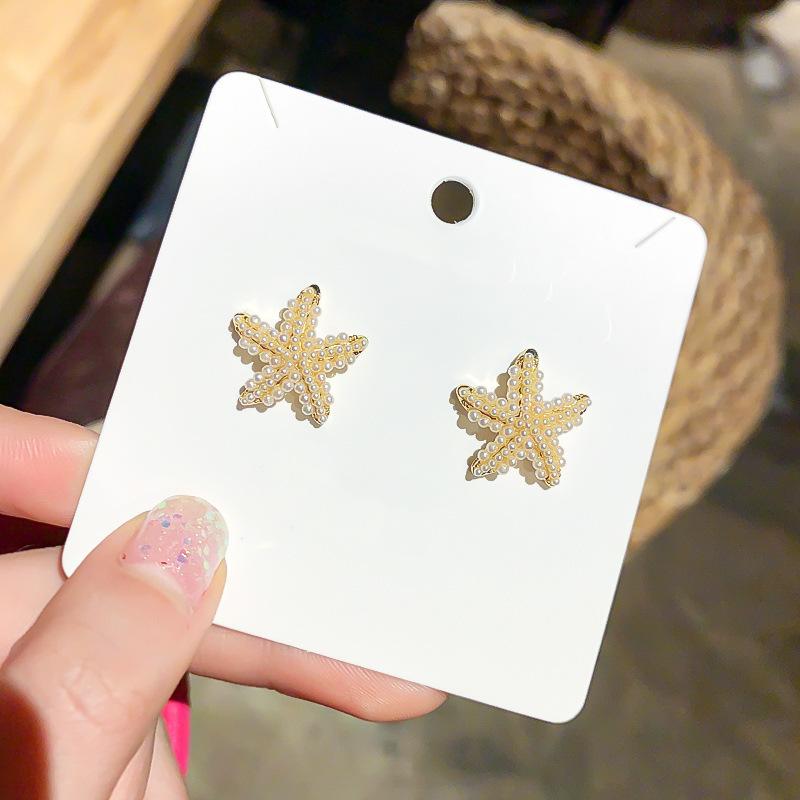 Silver needle summer beach rice bead stud earrings women s small exquisite versatile starfish earrings light luxury high-end earrings
Silver needle summer beach rice bead stud earrings women s small exquisite versatile starfish earrings light luxury high-end earrings