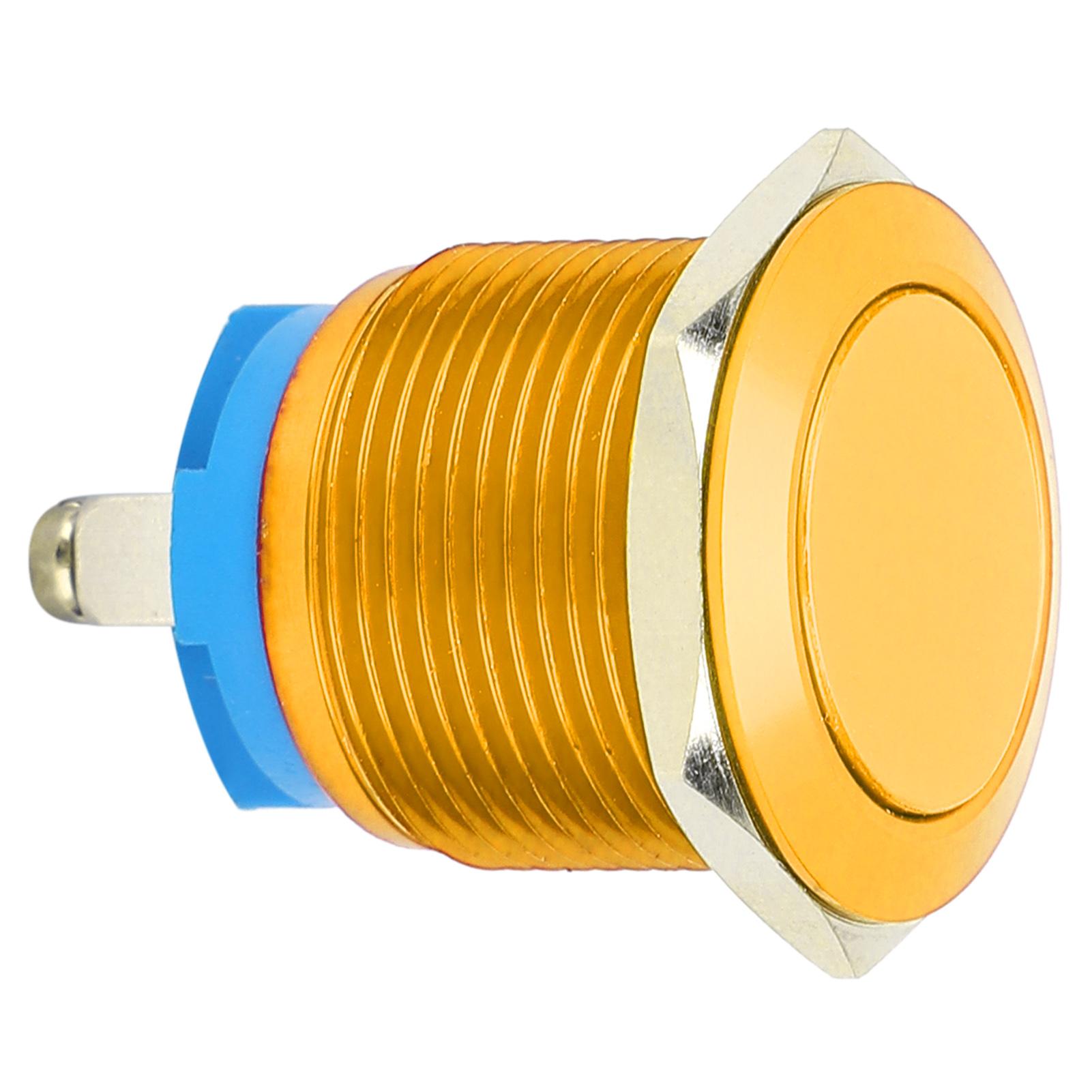 Metal Push Button Switch Flat Head Full Oxidation SelfReset Jog Screw Foot Power Control 19mm(Yellow )
Metal Push Button Switch Flat Head Full Oxidation SelfReset Jog Screw Foot Power Control 19mm(Yellow )