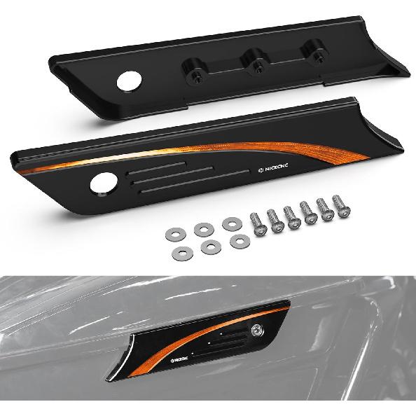 NICECNC Orange Saddlebag Face Plate Decorative Covers Compatible with Harley Road Glide FLTRX 2015-2023, CVO Limited FLHTKSE 2016-2021, Replacement помаранчевий
NICECNC Orange Saddlebag Face Plate Decorative Covers Compatible with Harley Road Glide FLTRX 2015-2023, CVO Limited FLHTKSE 2016-2021, Replacement помаранчевий
