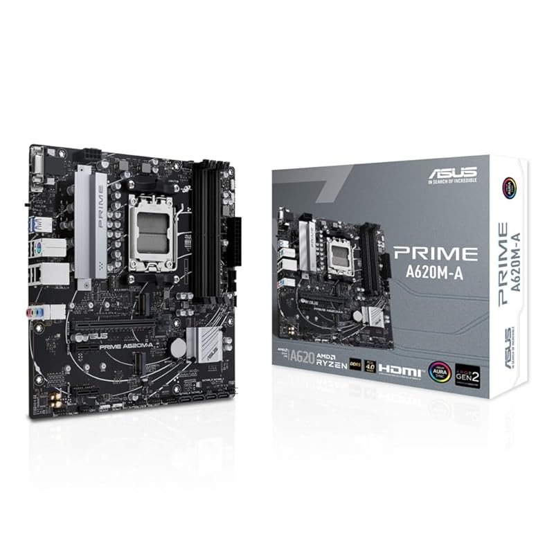 ASUS PRIME A620M-A AMD Ryzen 7000 series AM5 correspondence A620 mounted mATX Motherboard/domestic authorized distributor product
ASUS PRIME A620M-A AMD Ryzen 7000 series AM5 correspondence A620 mounted mATX Motherboard/domestic authorized distributor product