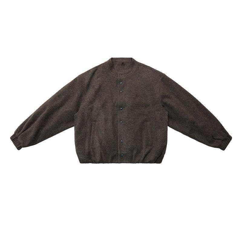 Lemair Wool Down Round Neck Cardigan - Unisex Double-Sided Outerwear Jacket L
Lemair Wool Down Round Neck Cardigan - Unisex Double-Sided Outerwear Jacket L