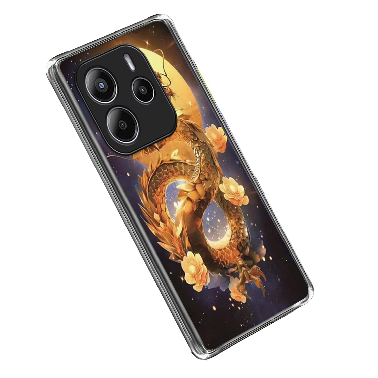 Для Xiaomi Redmi Note 14 4G (163,25x76,55x8,16 мм) Чохол IMD з друкованим малюнком, протиударний чохол для телефону з ТПУ Golden Dragon
Для Xiaomi Redmi Note 14 4G (163,25x76,55x8,16 мм) Чохол IMD з друкованим малюнком, протиударний чохол для телефону з ТПУ Golden Dragon