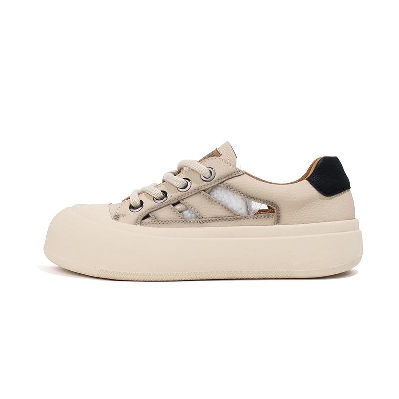thick-soled hollow board shoes women s summer new leather ugly cute big head casual first layer cowhide little white shoes 39 бежевий
thick-soled hollow board shoes women s summer new leather ugly cute big head casual first layer cowhide little white shoes 39 бежевий