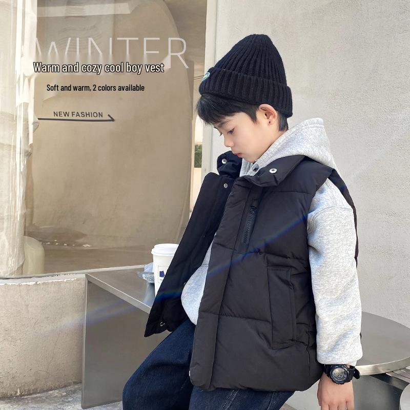 Hai Ma s 2024 Boys Korean Style Thickened Winter Cotton Vest – Fashionable Sleeveless Jacket 120 cm
Hai Ma s 2024 Boys Korean Style Thickened Winter Cotton Vest – Fashionable Sleeveless Jacket 120 cm