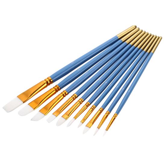 10Pcs/Set Different Size Paint Brush Pens for Artist Watercolor Oil Painting
10Pcs/Set Different Size Paint Brush Pens for Artist Watercolor Oil Painting