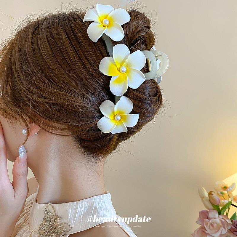 1/2 Pcs Fashion Pearl Egg Flower Hair Claws For Women Girls Party Hair Accessories
1/2 Pcs Fashion Pearl Egg Flower Hair Claws For Women Girls Party Hair Accessories