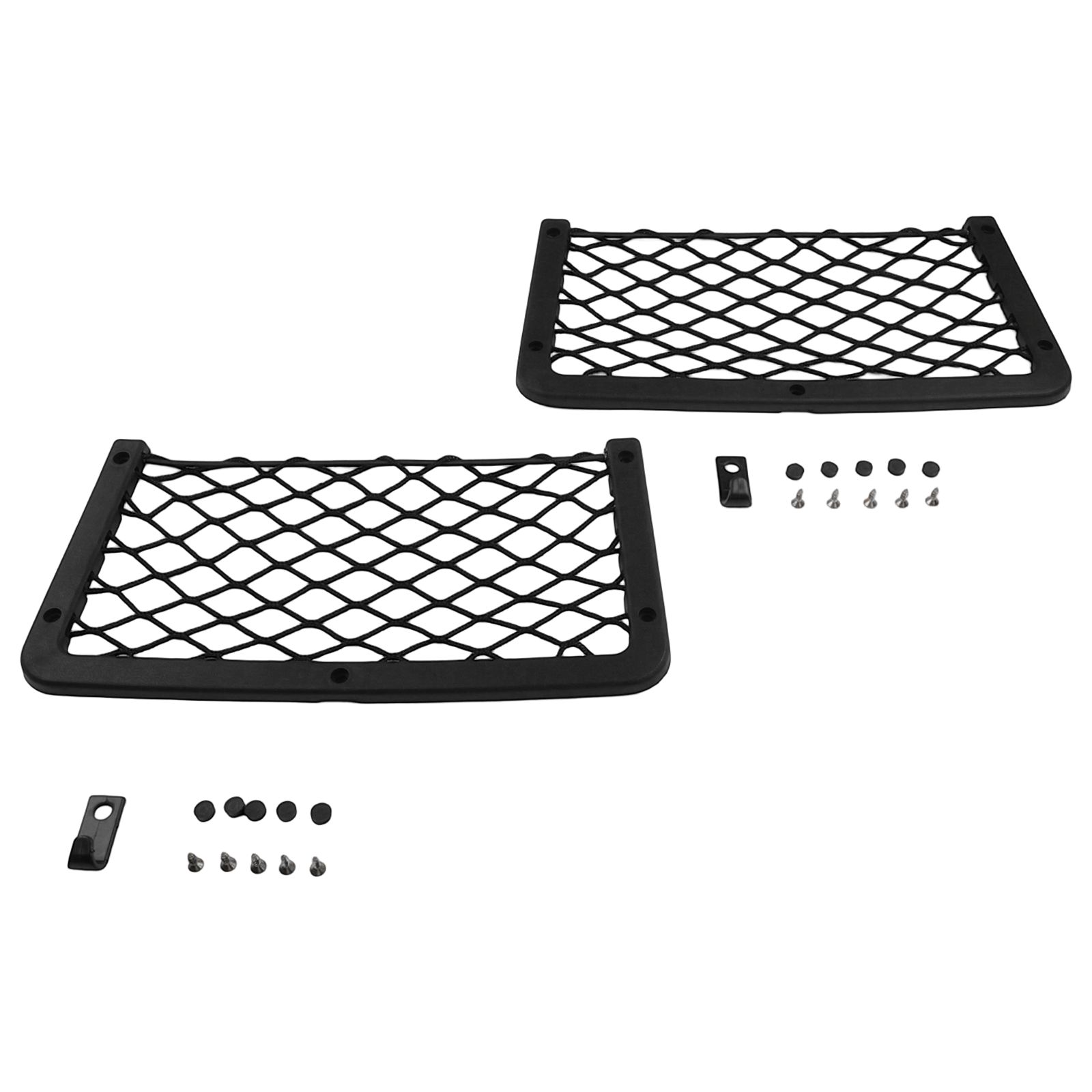 Plastic Car Seat Organizer Mesh Storage Bags 2Pcs Black
Plastic Car Seat Organizer Mesh Storage Bags 2Pcs Black