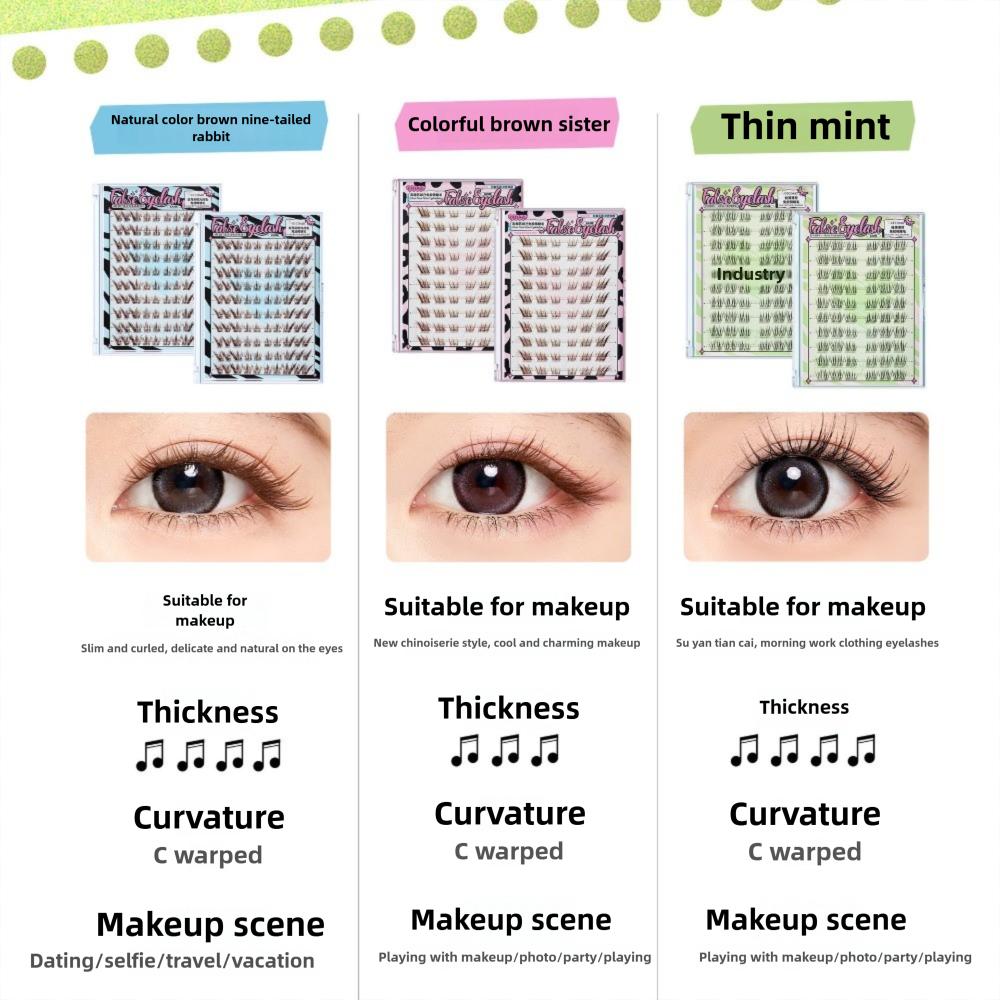 Natural False Eyelashes 3D Manga Fox Eye Individual Lashes Mink Lashes Extensions Eye Makeup Tools 02
Natural False Eyelashes 3D Manga Fox Eye Individual Lashes Mink Lashes Extensions Eye Makeup Tools 02