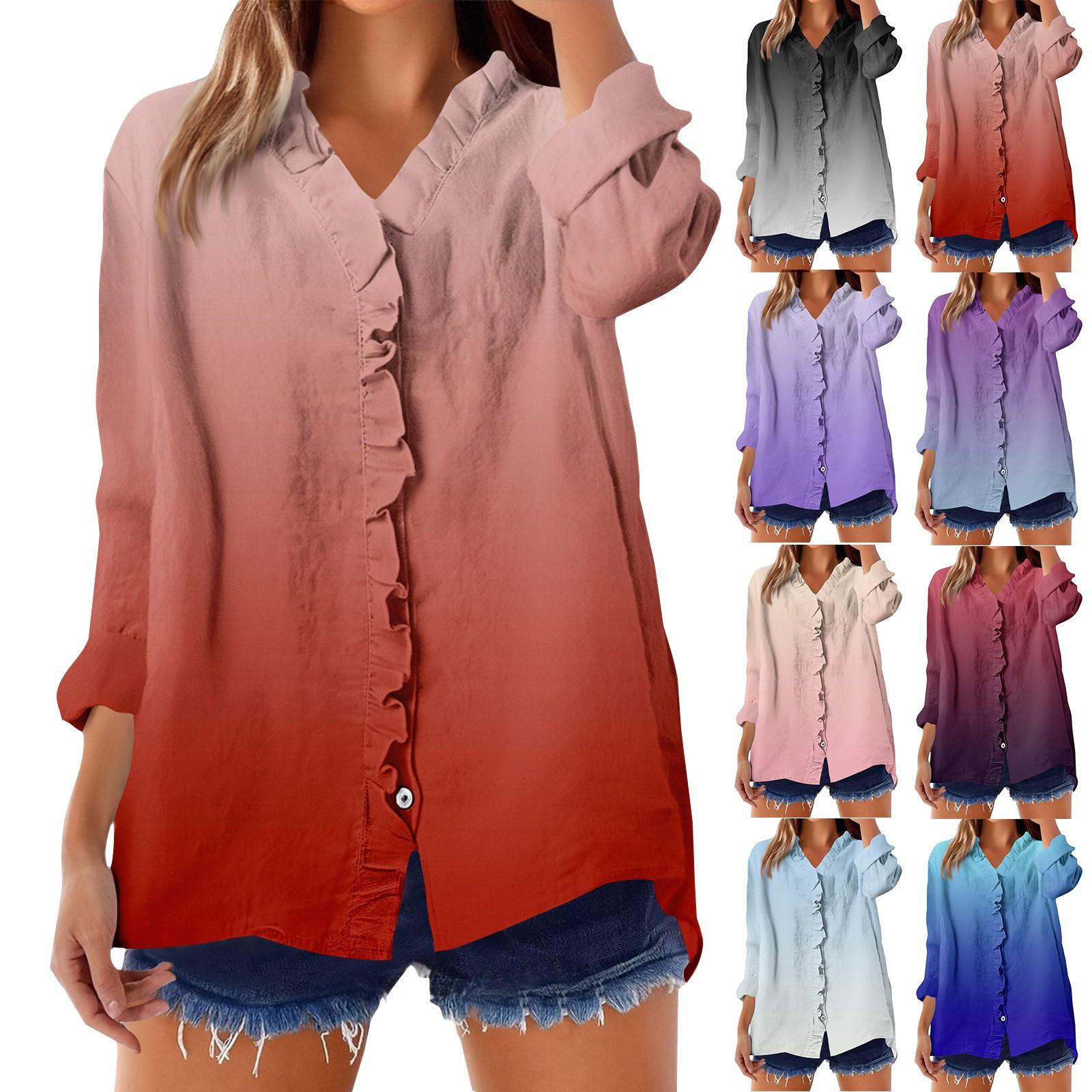 Women s Loose Ruffled Floral Print Stand Collar Long Sleeve Cotton And Linen Top XL винний
Women s Loose Ruffled Floral Print Stand Collar Long Sleeve Cotton And Linen Top XL винний