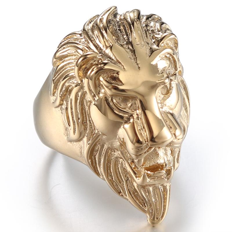 European and American fashion domineering lion head titanium steel ring, retro men s casting ring 2026 13
European and American fashion domineering lion head titanium steel ring, retro men s casting ring 2026 13
