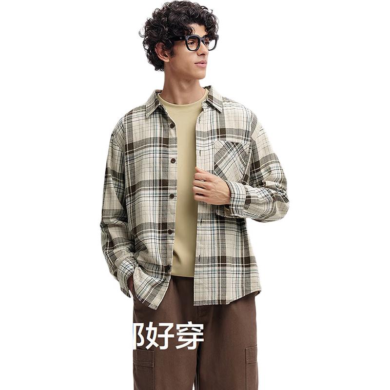 Semir Men s Pure Cotton Plaid Long-Sleeve Shirt Jacket XL
Semir Men s Pure Cotton Plaid Long-Sleeve Shirt Jacket XL