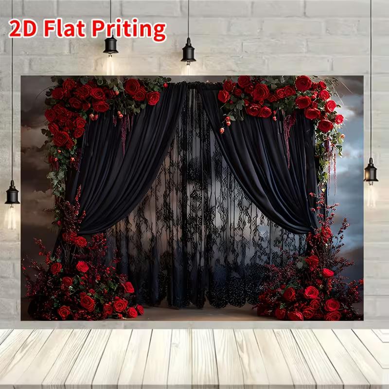 2D Flat Print Gothic Floral Backdrop for Studio Photoshoot & Live Stream 47.2x31.5inch/120*80cm
2D Flat Print Gothic Floral Backdrop for Studio Photoshoot & Live Stream 47.2x31.5inch/120*80cm