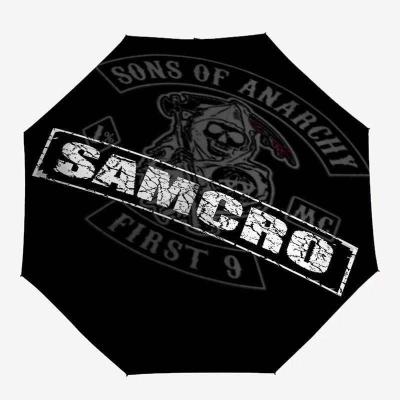 1pc Sons of Anarchy Samcro Automatic Open Close Umbrella with 8-Rib Windproof Canopy Compact Portable Travel Umbrella10307
1pc Sons of Anarchy Samcro Automatic Open Close Umbrella with 8-Rib Windproof Canopy Compact Portable Travel Umbrella10307