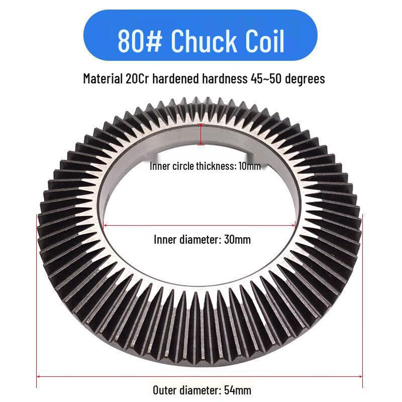 Lathe 3-Jaw Self-Centering Chuck Scroll Plate
Lathe 3-Jaw Self-Centering Chuck Scroll Plate