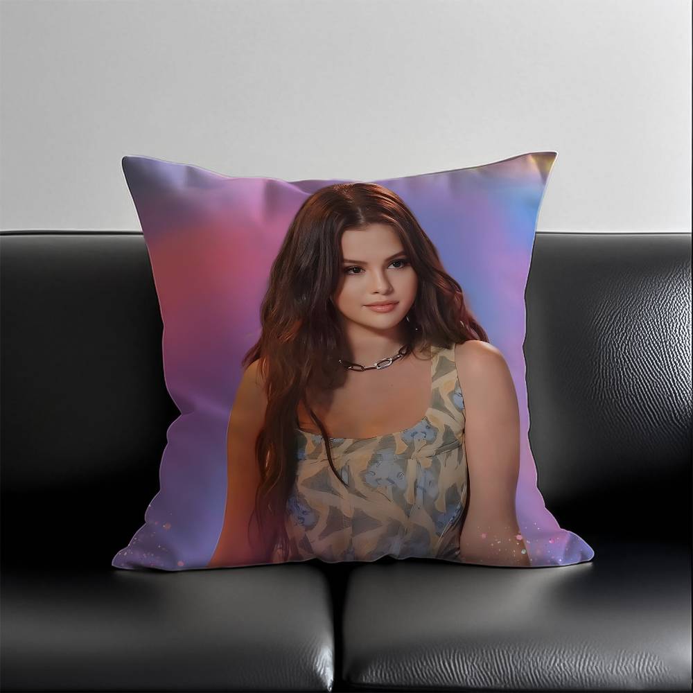 Hot Singer SSelena GGomez Pillow Case SkinFriendly And Comfortable Fabric Pillowcase Lnvisible Lilky Zipper 30X30cm
Hot Singer SSelena GGomez Pillow Case SkinFriendly And Comfortable Fabric Pillowcase Lnvisible Lilky Zipper 30X30cm