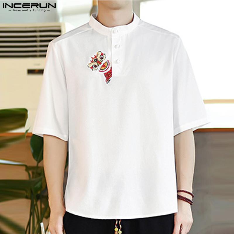 INCERUN Мужские летние топы с короткими рукавами и круглым вырезом с принтом
INCERUN Мужские летние топы с короткими рукавами и круглым вырезом с принтом