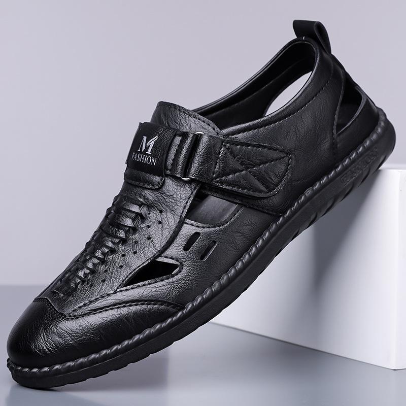 2025 summer wear sandals men hollow cool leather shoes middle-aged and elderly leisure hole shoes men 2025 38
2025 summer wear sandals men hollow cool leather shoes middle-aged and elderly leisure hole shoes men 2025 38