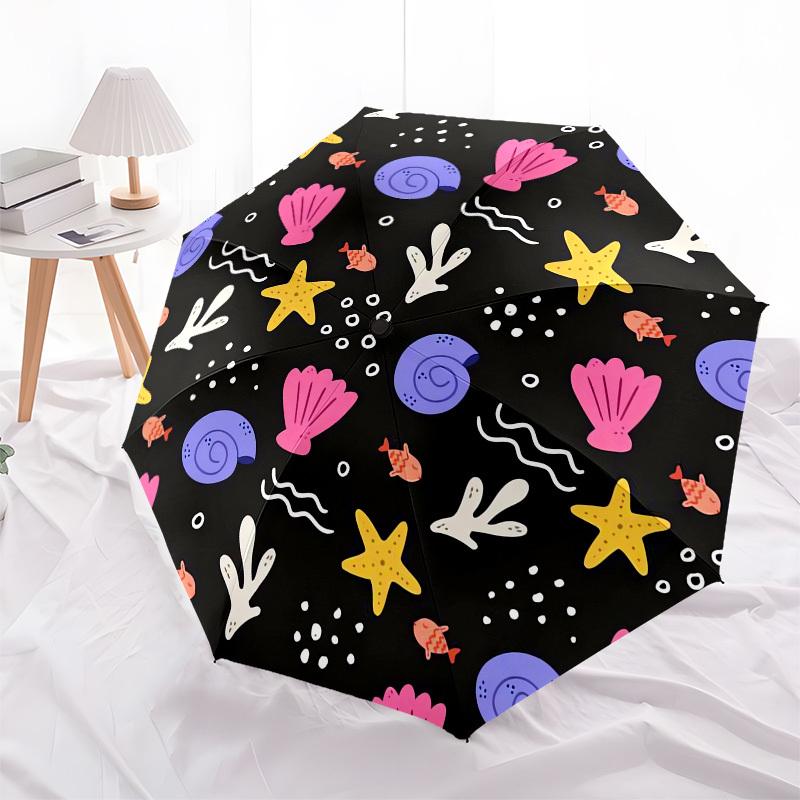 1pc Underwater Sea Life Pattern Umbrella with Plastic Handle,Suitable for All Seasons UmbrellaPT466
1pc Underwater Sea Life Pattern Umbrella with Plastic Handle,Suitable for All Seasons UmbrellaPT466
