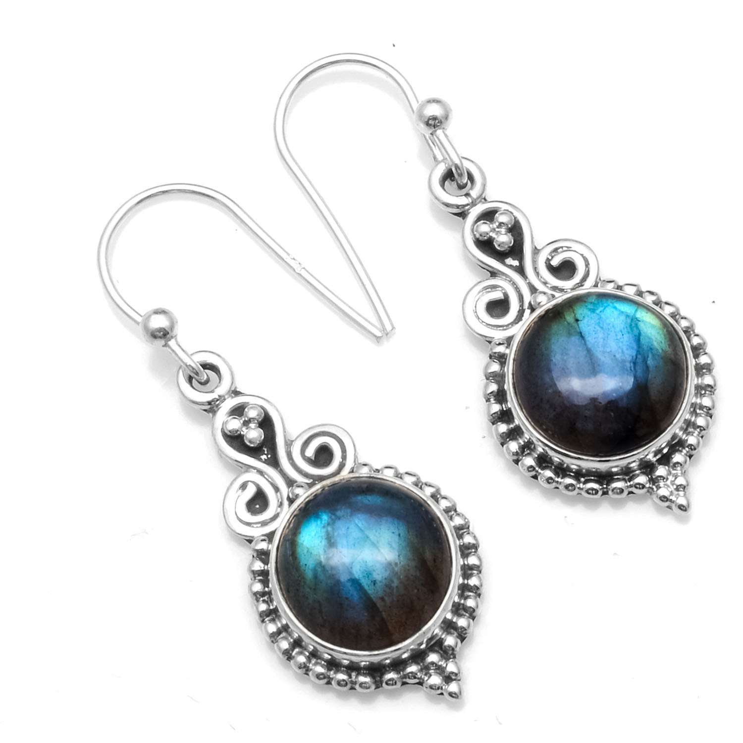 Labradorite Gemstone Earrings Solid 925 Sterling Silver Handmade Earrings Jewelry Gift For Women And Girls E-823
Labradorite Gemstone Earrings Solid 925 Sterling Silver Handmade Earrings Jewelry Gift For Women And Girls E-823